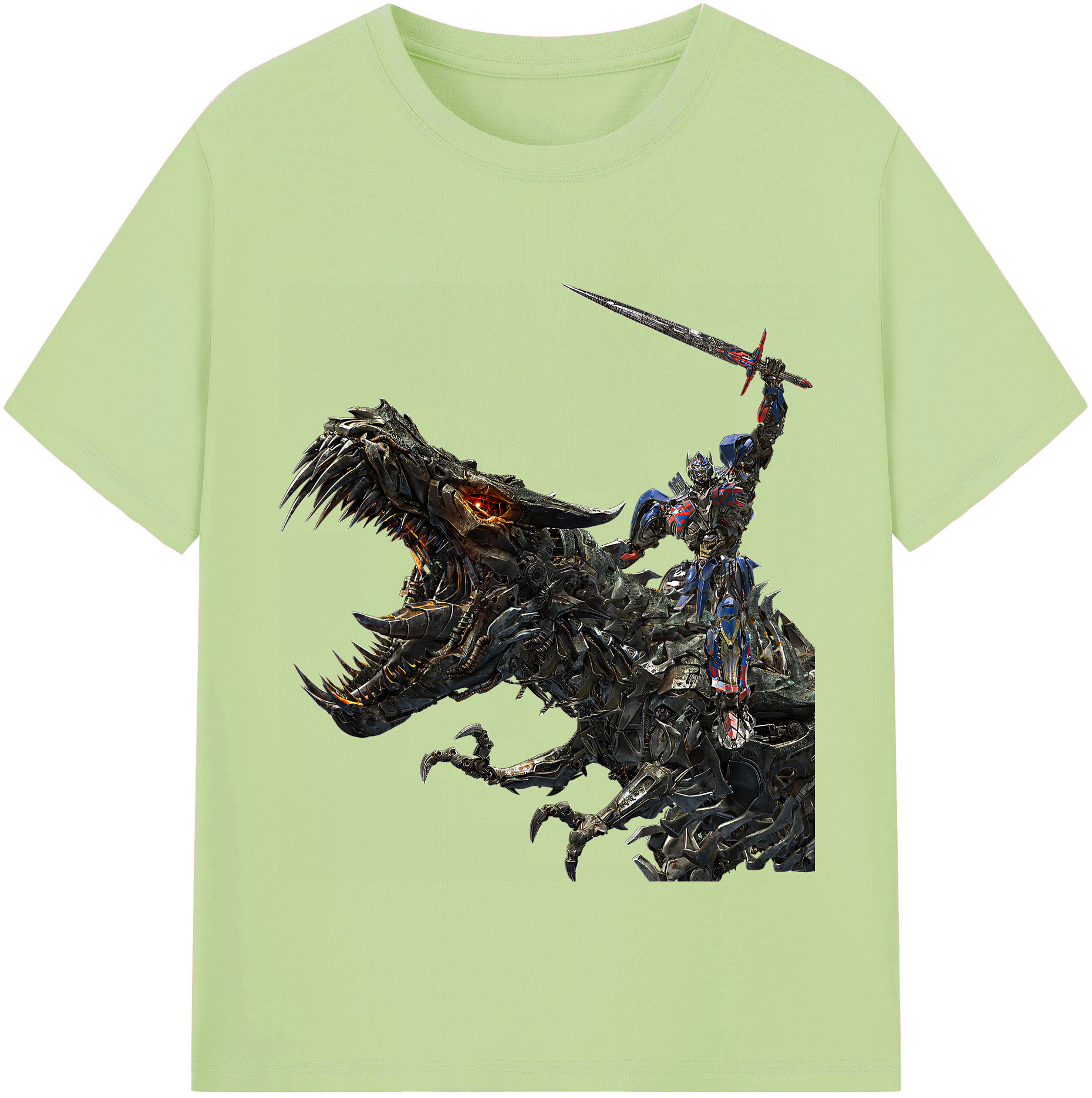 （画像用） Transformers トランスフォーマー 綿100％半袖Tシャツ（フロントプリント）